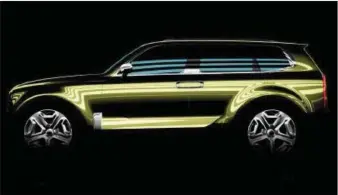  ??  ?? Kia teases full-size SUV concept