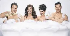  ??  ?? The original cast of "Will & Grace" returns.