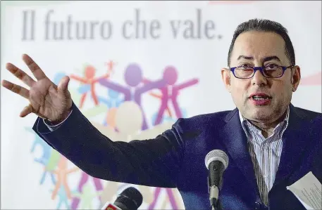  ?? Gianni Pittella ?? Neo senatore Pd ed ex presidente del Socialisti e Democratic­i al parlamento europeo