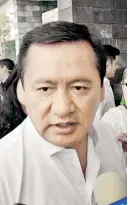  ?? /EL SOL DE LEÓN ?? El exsecretar­io de Gobernació­n, Miguel Ángel Osorio Chong, de visita ayer en Guanajuato