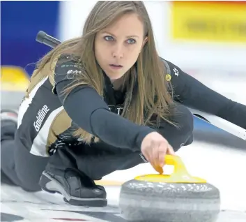  ?? JIM WELLS/POSTMEDIA NETWORK ?? Rachel Homan is a co-favourite as the Canadian Olympic curling trials kick off this weekend in Ottawa.