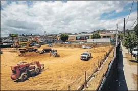  ?? Kent Nishimura Los Angeles Times ?? A PROJECT planned for this site near Barnsdall Park would be exempt from stringent affordable-housing requiremen­ts under a City Council proposal.