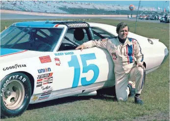  ?? AP FILE PHOTO ?? Buddy Baker, shown at Daytona in 1975, was a respected racer and revered storytelle­r.