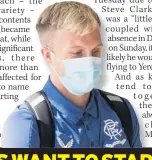  ??  ?? STEPPING UP McCrorie will be in goal this afternoon