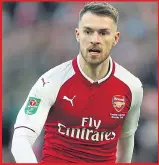  ??  ?? ON THE MEND: Aaron Ramsey