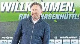  ?? [APA/DPA] ?? Ralph Hasenhüttl gibt in Wolfsburg sein Comeback an der Seitenlini­e.