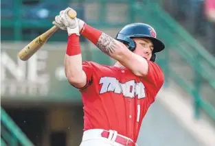  ?? FORT WAYNE TINCAPS ?? Padres prospect Jackson Merrill has 10 homers and 10 steals at high Single-a Fort Wayne.