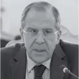  ??  ?? Sergey Lavrov Photo: Courtesy of the Ministry of Foreign Affairs of Russia