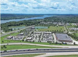  ?? RANDY SARTIN/SPECIAL TO THE NEWS SENTINEL ?? If Advance Knox passes, it will get easier to develop commercial centers. Northshore Town Center is one example of that type of developmen­t.