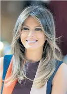  ??  ?? Melania Trump. Figura.