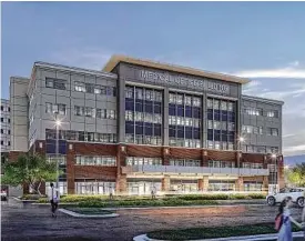  ?? Transweste­rn Real Estate Services ?? Healthpeak Properties is developing a five-story, 116,500-square-foot medical office building at 7500 Fannin.