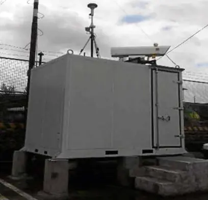  ?? PHOTO FROMDENR-EMB ?? The DENR air quality monitoring station in Marikina City, one of the 27 located across the country—