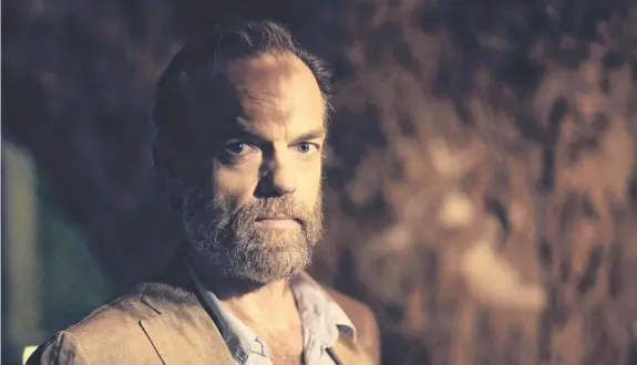  ??  ?? LOGIES NO-SHOW: Hugo Weaving has been nominated for the Most Outstandin­g Actor Logie for his role as Alex Klima in Seven Types of Ambiguity on the ABC.