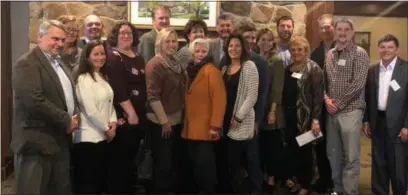  ?? SUBMITTED PHOTO ?? Pictured: Tom Curran, Angela Scully, Dawn Nunciato, David James, Elizabeth Hess, George Powers, Meghan Lyons Cowan, Karen Weinreich, Joyce Lacy, Jim Terry, Kim Nuelle, Bill Powers, Janna Sherrill, Ed Hart, Alberta Landis, Tom Skelley, Ryan Ens, and George Carlino.