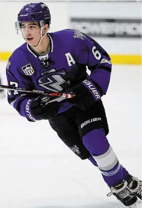  ?? ELDON HOLMES TRI-CITY STORM ?? Colby Ambrosio, 18, of Welland spent the past two season in Kearney, Neb., playing for the Tri-City Storm in the United States Hockey League.