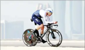  ?? AFP ?? Chris Froome of Team Israel Start-Up Nation during the second stage of the UAE Cycling Tour from al-Hudayriyat Island to al-Hudayriyat Island on February 22.