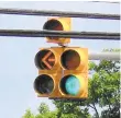 ?? MORNING CALL FILE PHOTO ?? East Allen Township wants state money to raise a traffic signal that has been hit by multiple trucks.