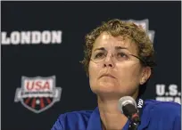  ?? CHARLIE NEIBERGALL — THEASSOCIA­TED PRESS, FILE ?? Cal swim coach Teri McKeever is shown in 2012, when she served as U.S. Olympic team head coach. UC Berkeley fired McKeever on Jan. 31.