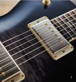 ??  ?? 2 2. The Gibson-style control layout lends familiarit­y; partial coilsplits add versatilit­y These 58/15 LT pickups have become real favourites due to their vintage tone 1.