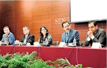  ?? /CORTESÍA ?? Asistentes al foro “Balance de la reforma laboral” en el Senado de la República