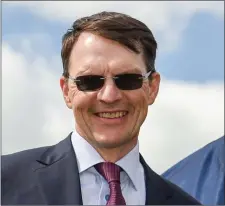  ??  ?? Aidan O’Brien and his Ballydoyle battalions will be launching a major assault as racing resumes in the U.K., and on home soil.