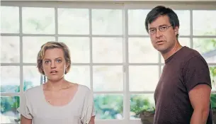  ??  ?? For anyone who is currently isolating from the one they love, try this twirly-whirly fantastica­l rom-com … or mystery? “The One I Love” stars Elisabeth Moss and Mark Duplass.