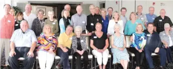  ??  ?? ABOVE: Former Arlington High School classmates of William Dabbert and Robert Conti meet every year over Memorial Day weekend to honor the two men.