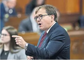  ?? JUSTIN TANG THE CANADIAN PRESS ?? “I don’t think it’s defence. I think it’s offence,” Natural Resources Minister Jonathan Wilkinson said of changes to the carbon pricing scheme that will see a redefiniti­on of what qualifies as “rural” under the policy.