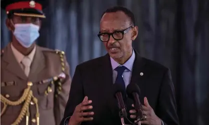  ?? Photograph: Tony Karumba/AFP/Getty Images ?? Kagame has been feted by supporters in the west for his role in ending the genocide, but has come under more scrutiny in recent years.