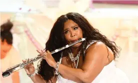  ??  ?? Freedom for tooting... Lizzo at the 2019 BET awards. Photograph: Kevin Winter/Getty