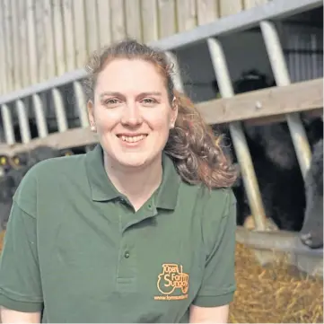  ??  ?? ADVICE: Rebecca Dawes is an Open Farm Sunday ambassador for the online event.