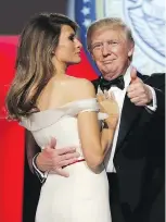  ??  ?? An expert says Donald Trump’s actions show he considers himself first and his wife, Melania, second.