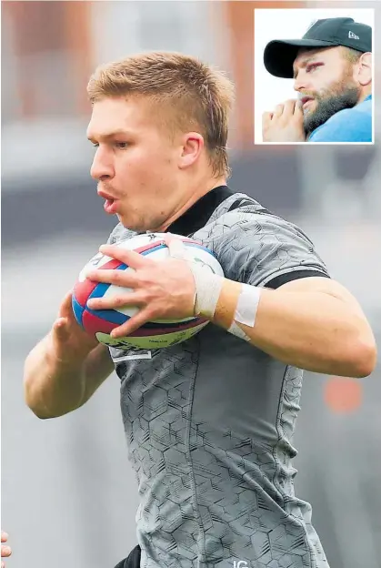  ?? Photos / Getty Images ?? Jack Goodhue is over his bout of glandular fever and back in the All Blacks’ starting XV to meet England at Twickenham on Sunday morning. INSET: Joe Moody’s eye injury.