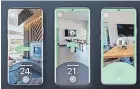  ?? ?? The AR features of Tile’s tracking app