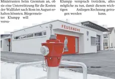  ?? SZ-FOTO: JON ?? Der Haushaltsp­lan fällt dieses Jahr 1,6 Millionen Euro niedriger aus, da der Bau des Feuerwehrh­auses bereits abgeschlos­sen ist.