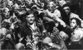  ?? Photograph: Laurel/Kobal/REX/ Shuttersto­ck ?? George A Romero on set of Day of the Dead in 1985.