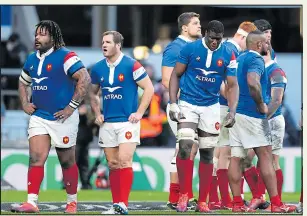  ??  ?? SACRE BLEU! France were a rabble during their historic humbling to England