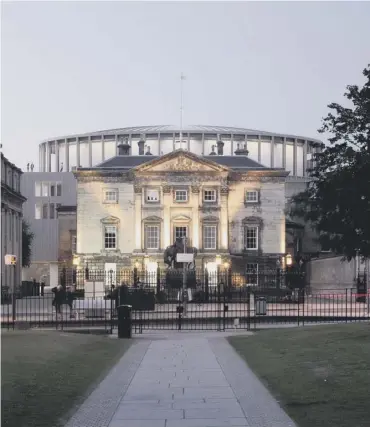  ??  ?? 0 The proposed concert hall would have a rooftop dome, glass-covered walkway and outdoor terraces, but experts claim it will ‘detract from the character’ of Dundas House