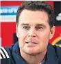  ??  ?? PLEASED AS PUNCH Munster’s Rassie Erasmus