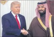  ?? AFP FILE ?? Donald Trump and Prince Mohammed in March 2017.