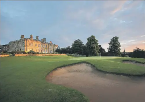  ??  ?? Oulton Hall in Leeds was one of two Yorkshire golf resorts under the QHotels brand which were named in Golf World’s Top 100 Resorts in the UK and Ireland. SUCCESS STORY: