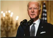  ?? Getty Images ?? President Joe Biden promises to be an ally to labor, to make it easier to unionize and to implement workplace protection­s.