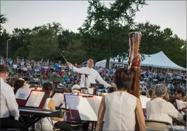  ?? Submitted photo ?? The Rhode Island Foundation is inviting the public to a free concert by the Rhode Island Philharmon­ic at the Temple to Music in Roger Williams Park.