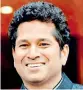  ??  ?? Sachin Tendulkar