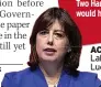  ?? ?? ACTION Labour’s Lucy Powell