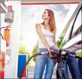  ??  ?? TANKING: Petrol has fallen to October’s price