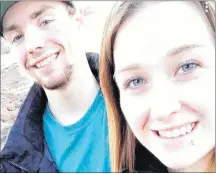  ?? SUBMITTED PHOTO ?? Kurtis Paula, 18, and Hannah Crossman, 19, are thankful to be alive.