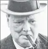  ??  ?? WINSTON CHURCHILL Faithful – “except the once.”