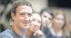  ?? MARTIN E. KLIMEK, USA TODAY ?? Despite the big news, “What we really care about is being able to connect everyone,” Facebook CEO Mark Zuckerberg says.