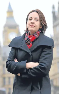  ?? Picture: PA. ?? Former leader Kezia Dugdale is not part of Scottish Labour’s new look frontline team.